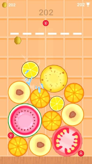 Merge Watermelon Drop Fruit Game Screenshot