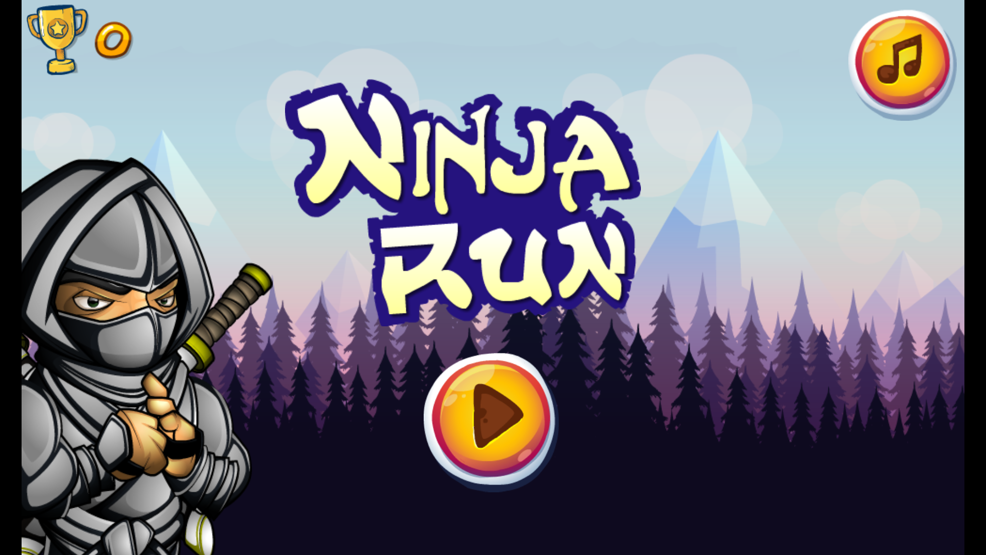 Ninja Run Game Screenshot