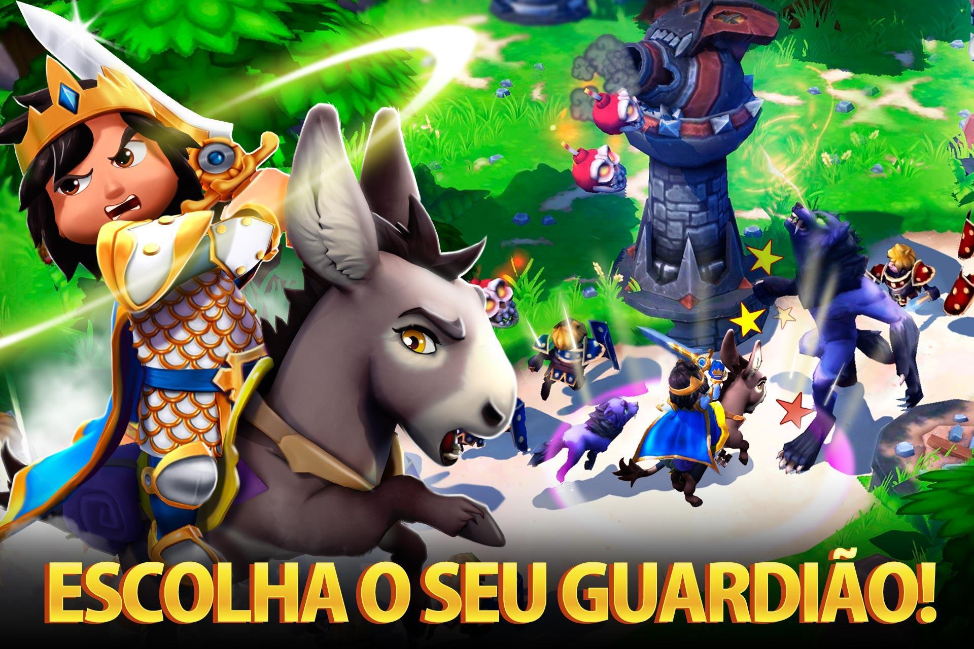 Captura de Tela do Jogo Royal Revolt 2: Tower Defense