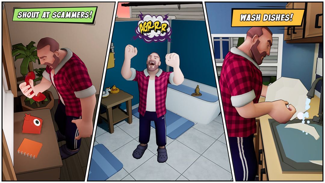 Screenshot of Angry Dad: Arcade Simulator