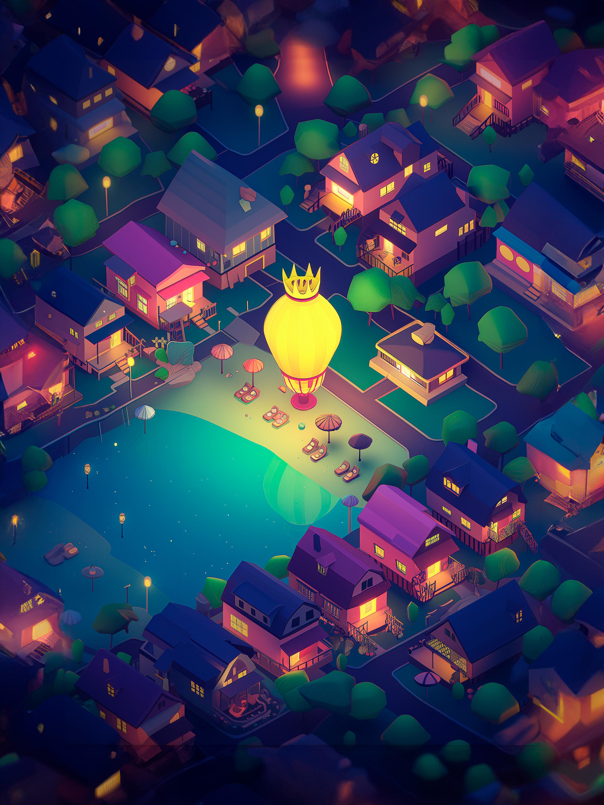 Idle Light City: Clicker Games screenshot game