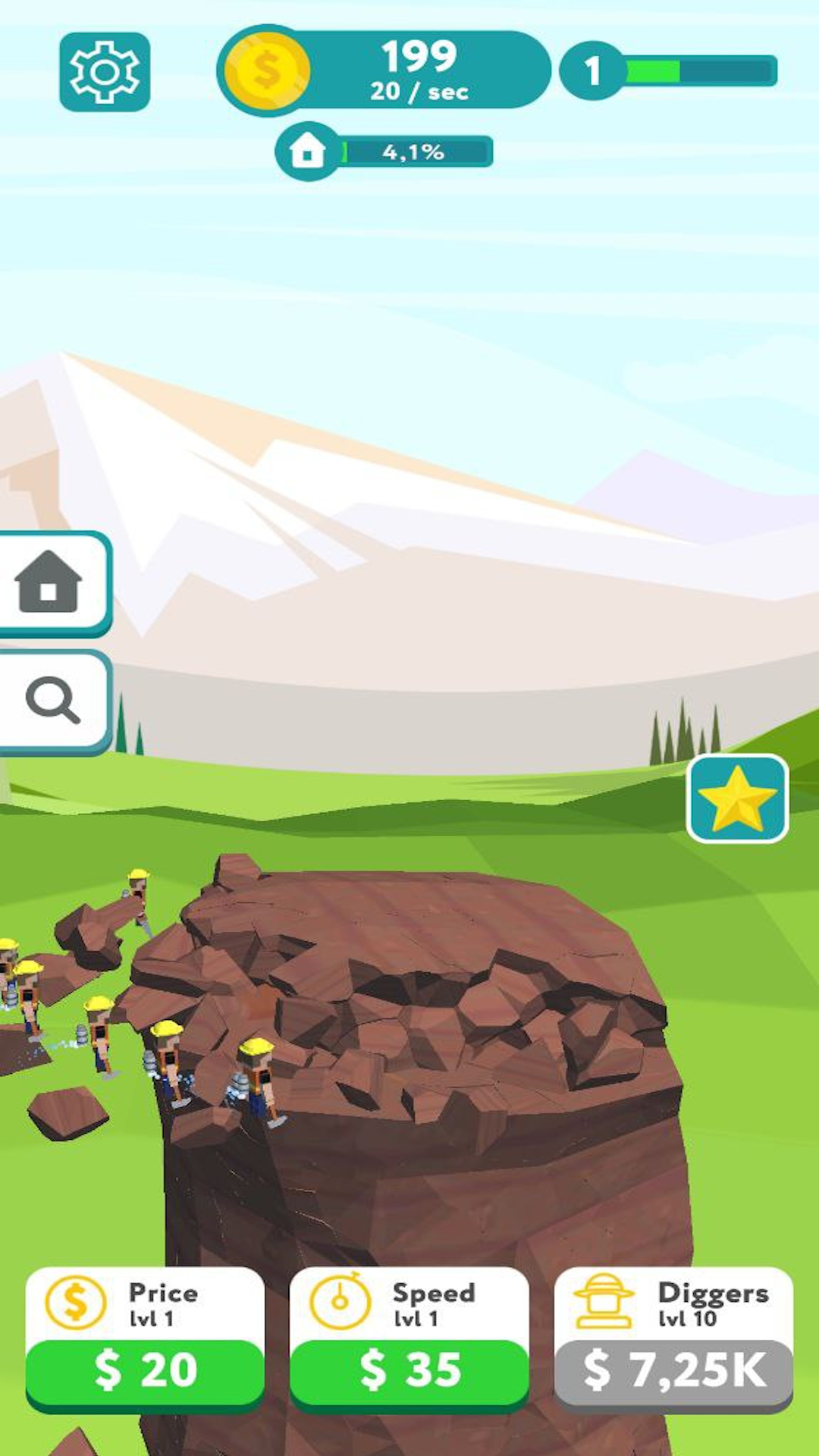Digger Miners: Arche Quest Game Screenshot
