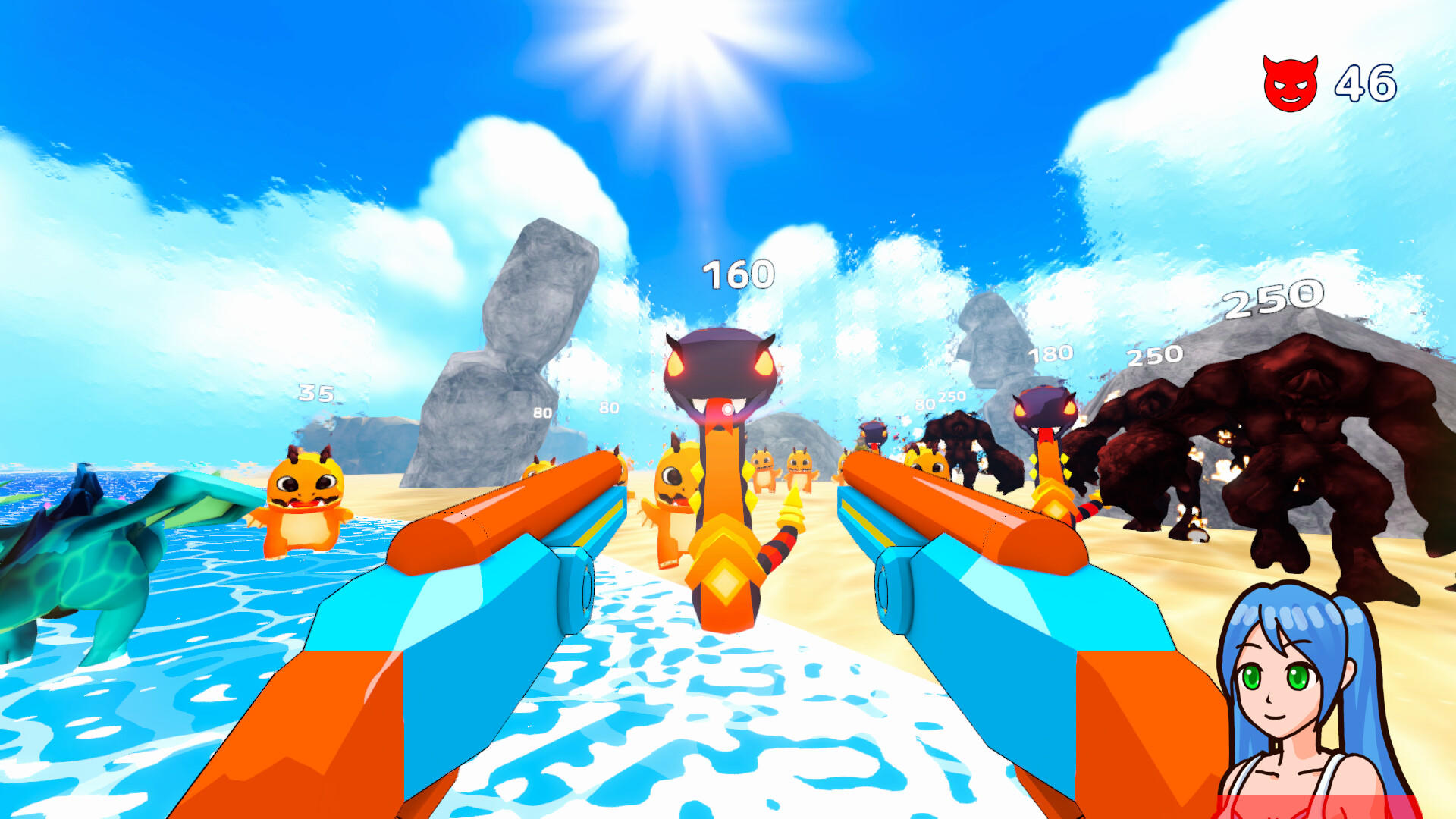 Mio and the Hot Summer Game Screenshot