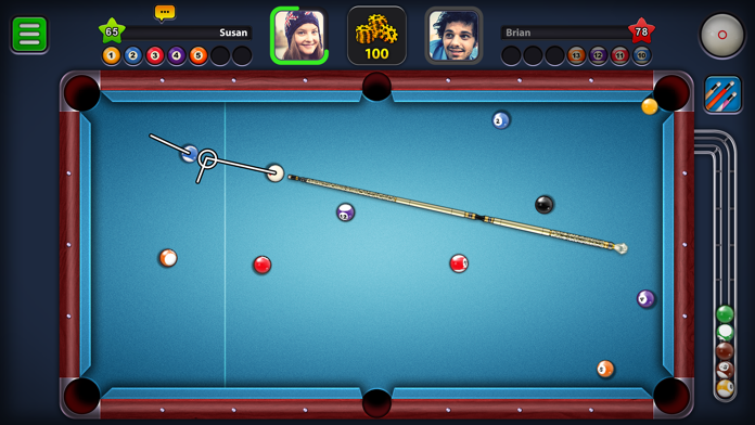 Screenshot 1 of 8 Ball Pool: Billiards Pool 1.1.2
