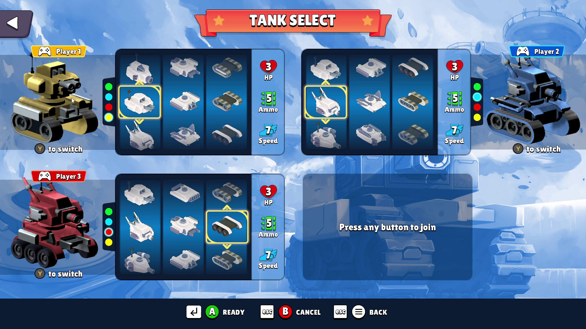 Bumper Tanks screenshot game