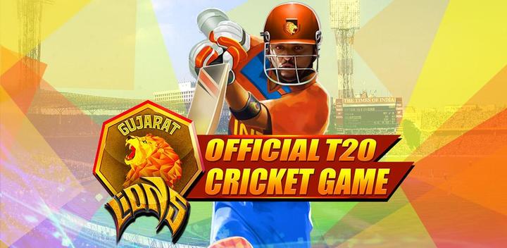 Banner of Gujarat Lions T20 Cricket Game 