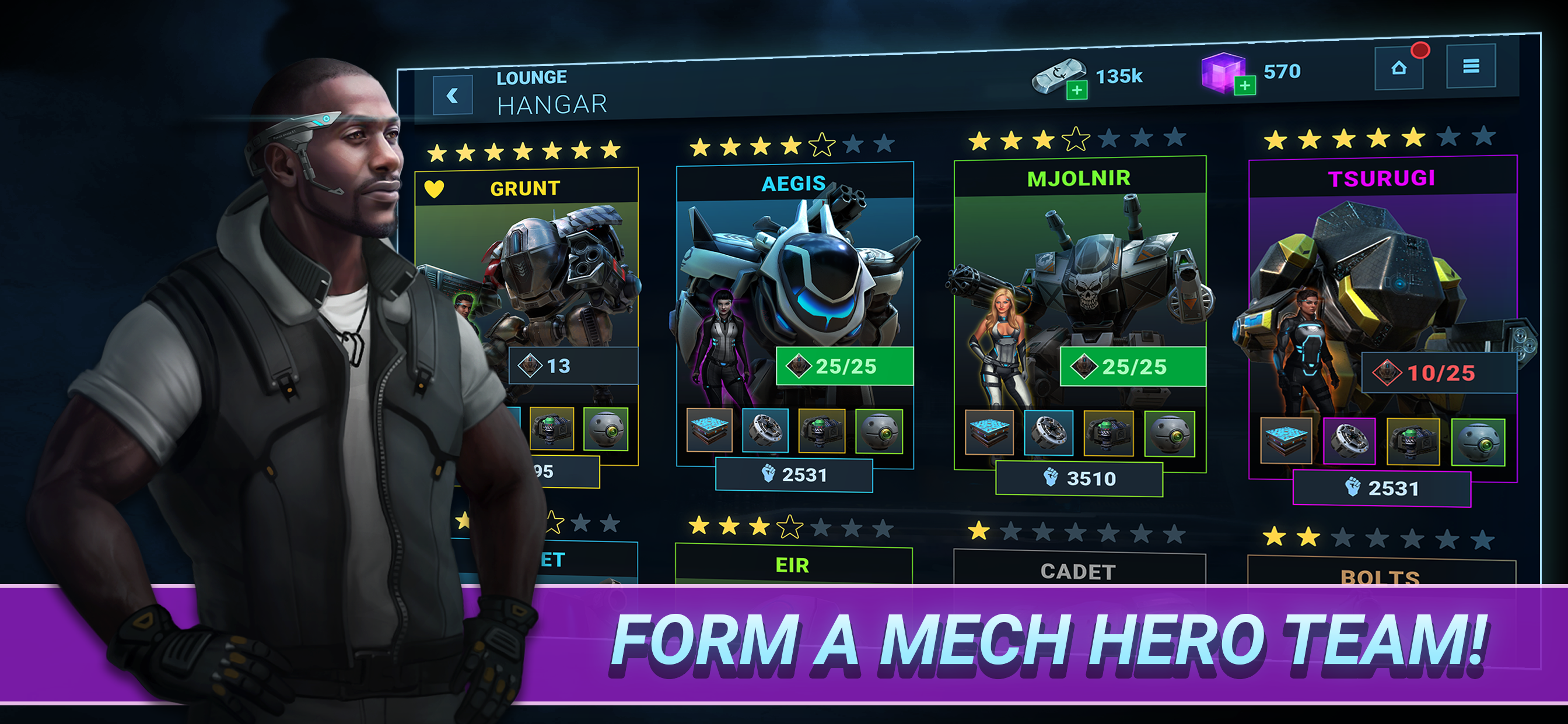 Скриншот игры Fusion Guards: AI Mech War