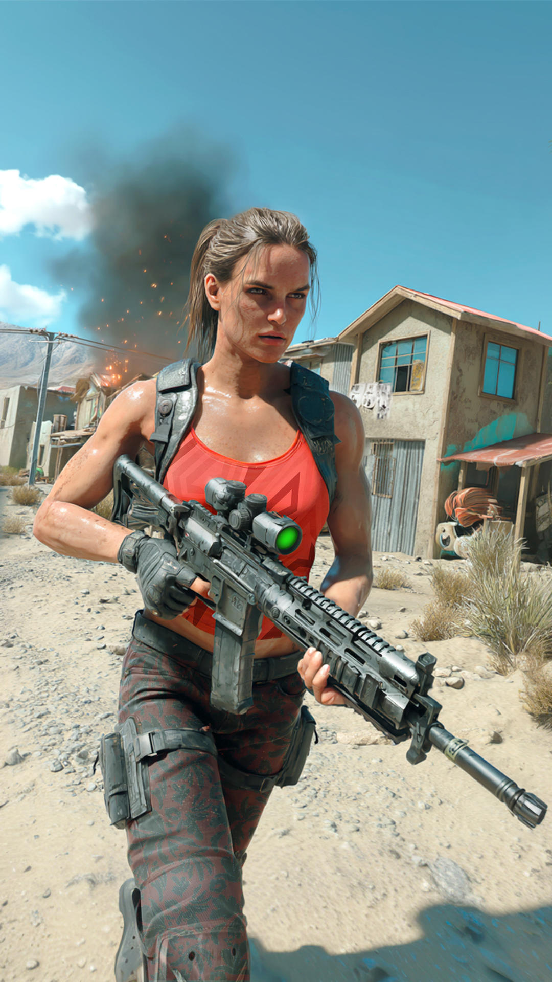 Gun Girl: War Shooting Games Game Screenshot