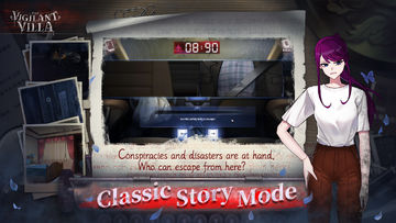 Captura de Tela do Jogo The Vigilant Villa:Nights