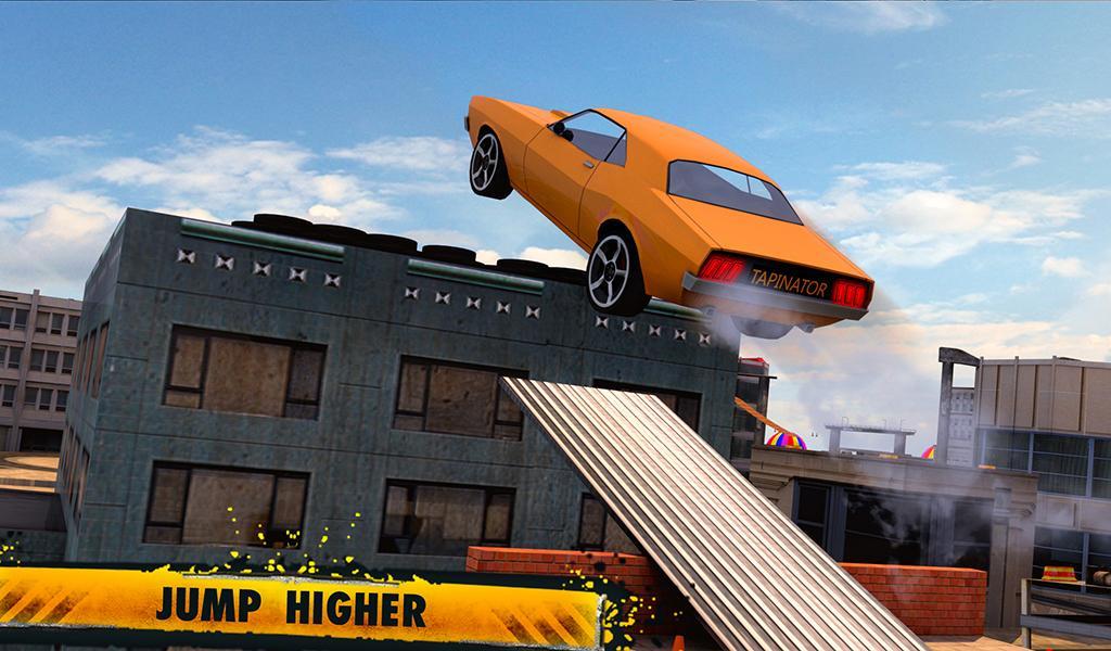 City RoofTop Stunts 2016 Game Screenshot