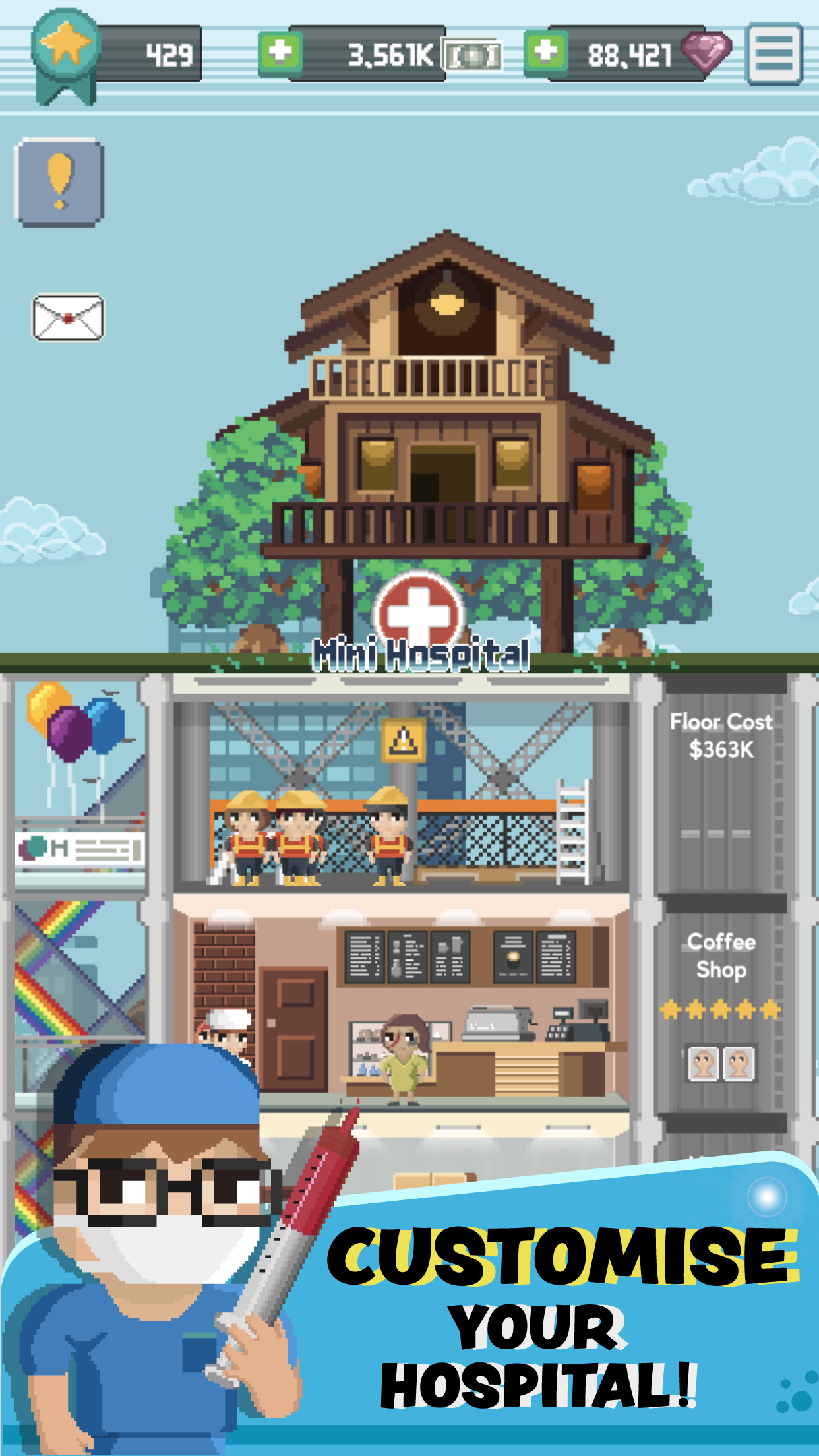 Mini Hospital ゲームのスクリーンショット