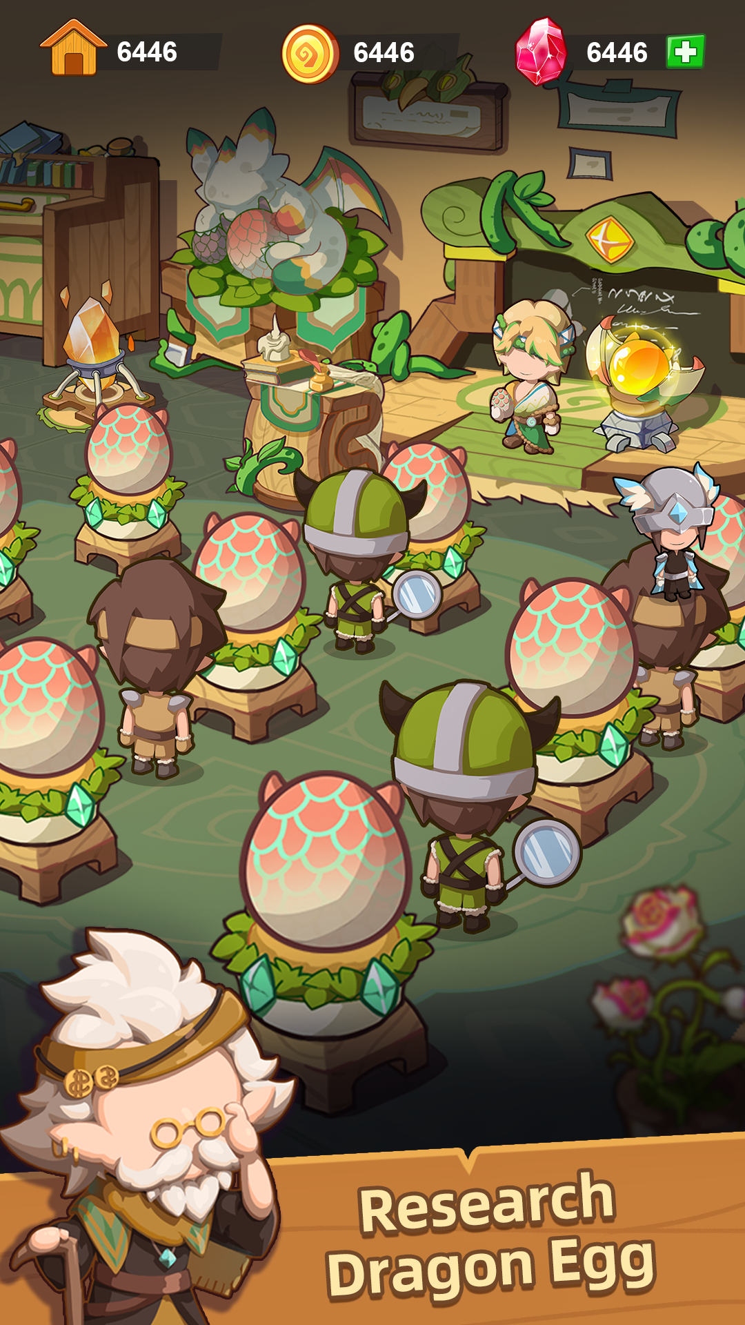 Idle Dragon School—Tycoon Game Game Screenshot