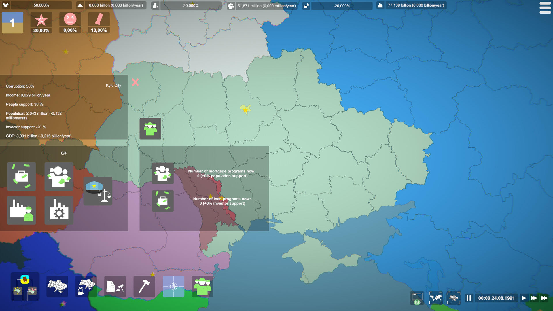 Simulator of Ukraine 1991 screenshot game