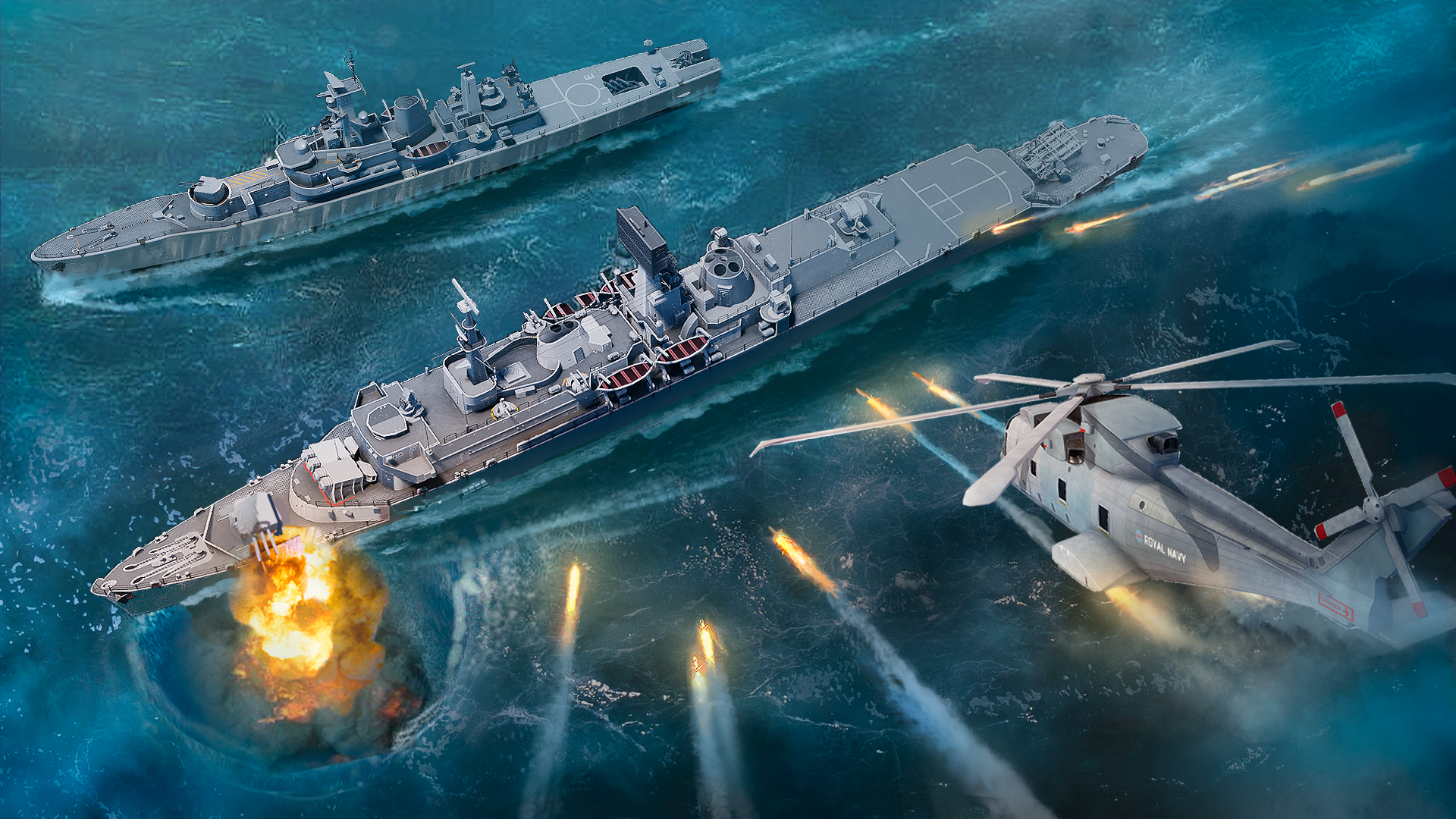 Screenshot 1 of 戦艦 オンライン : Force of Warships 6.00.5