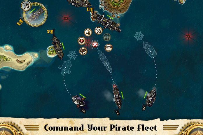 Crimson: Steam Pirates for iPhone遊戲截圖