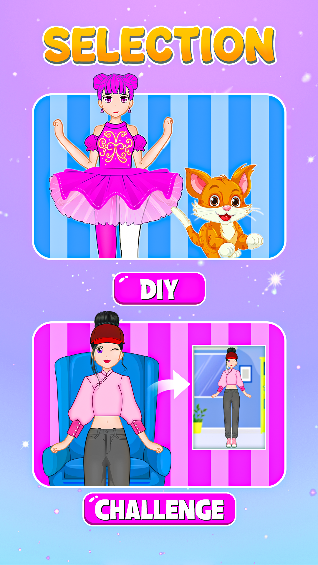 Cuplikan Layar Game Left Or Right: Fashion Stylist