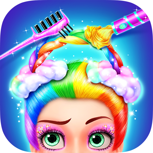 Rainbow Hair Salon - Dress Up