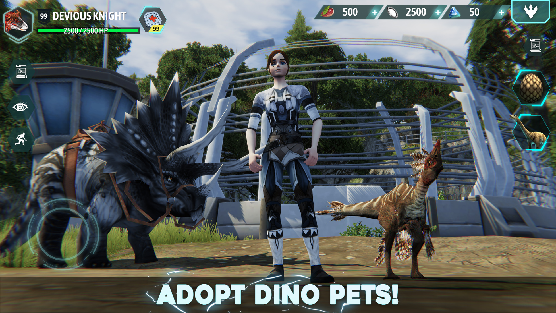 Dino Tamers - Jurassic MMO Game Screenshot