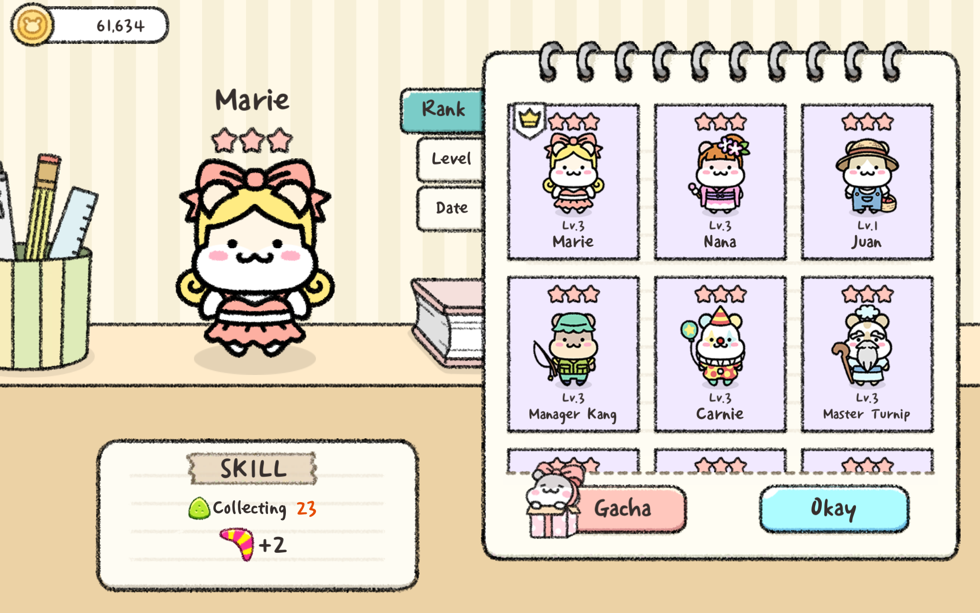 Captura de Tela do Jogo Hamster Town: the Puzzle