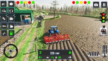 Tractor Driving: Village Game 遊戲截圖