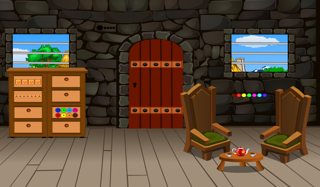 Stone Villa Escape Game Screenshot
