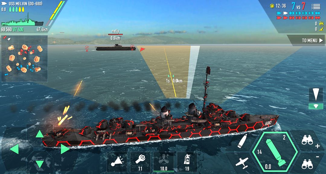 Screenshot of Battle of Warships: Online