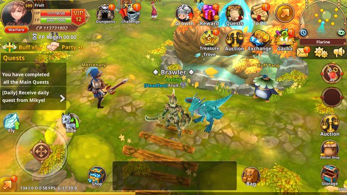 Flyff Legacy - Anime MMORPG screenshot game