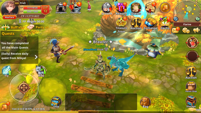 Flyff Legacy - Anime MMORPG Game Screenshot