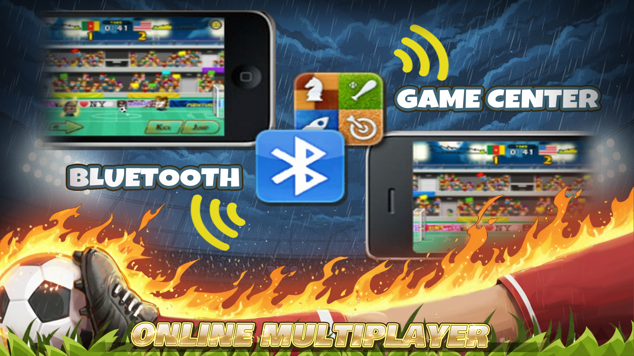 Captura de Tela do Jogo Head Soccer