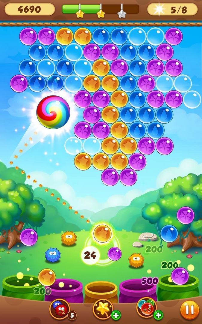 Panda Bubbles screenshot game