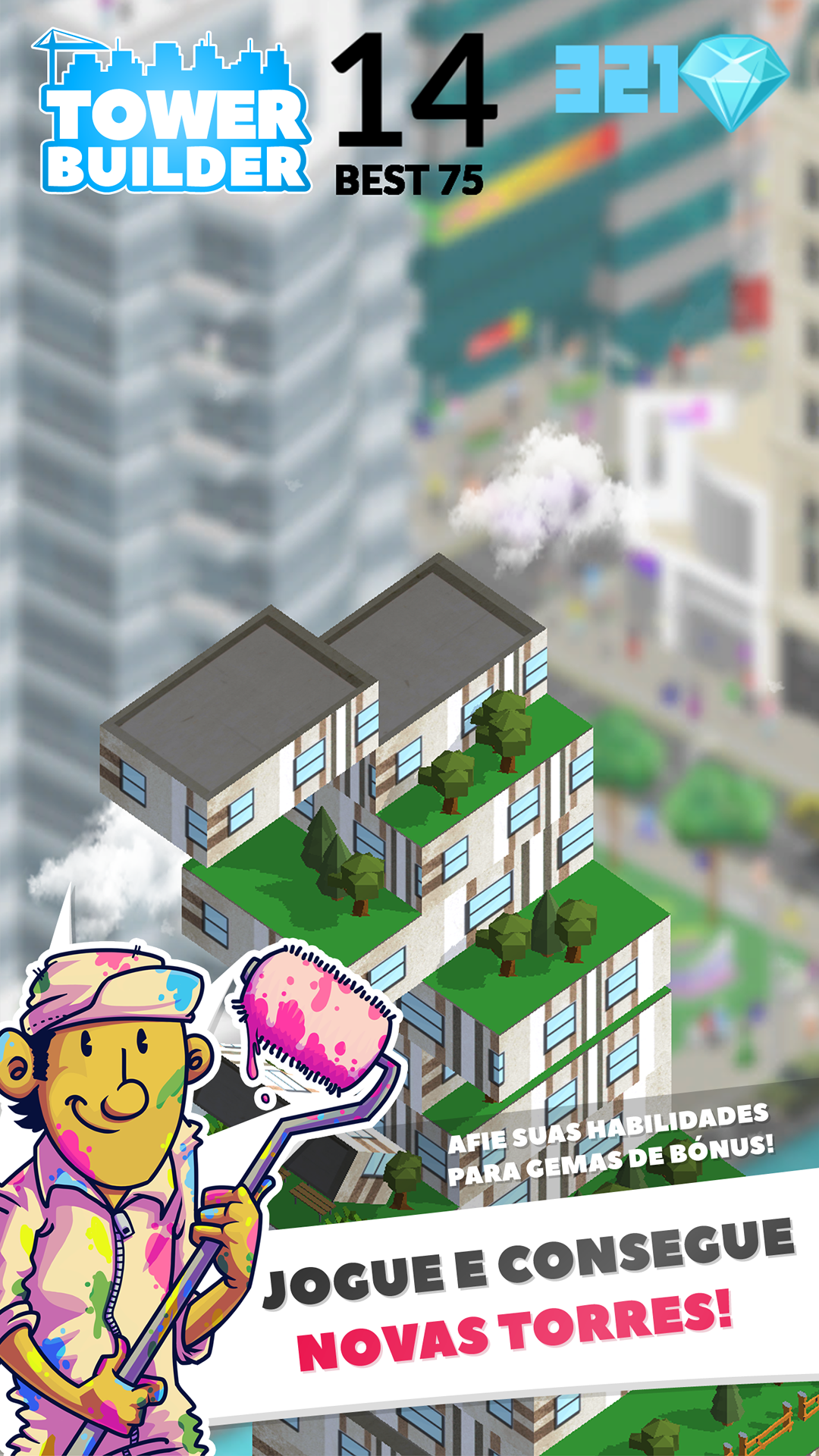 Captura de Tela do Jogo TOWER BUILDER: BUILD IT