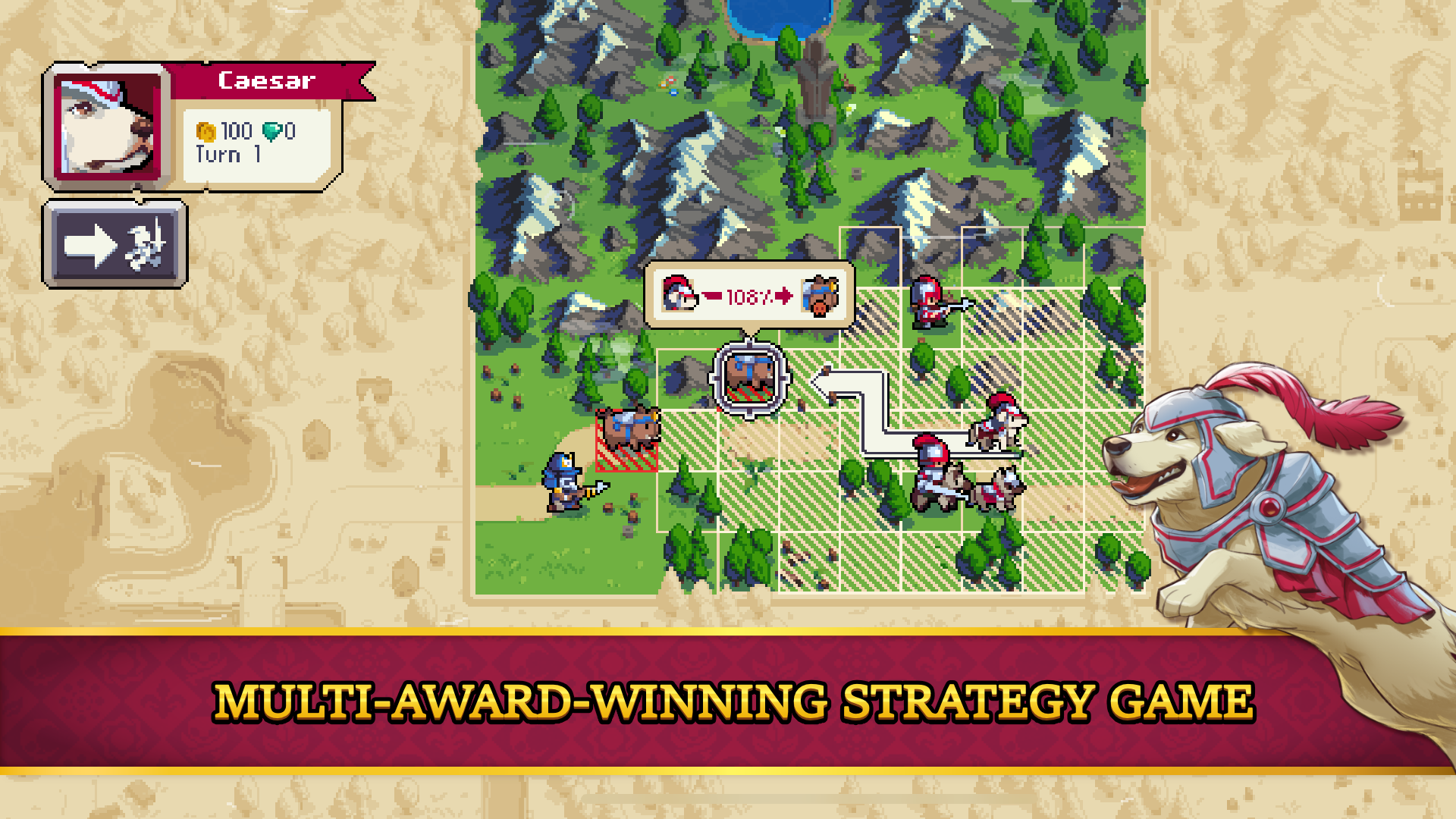 Wargroove 2: Pocket Edition Game Screenshot
