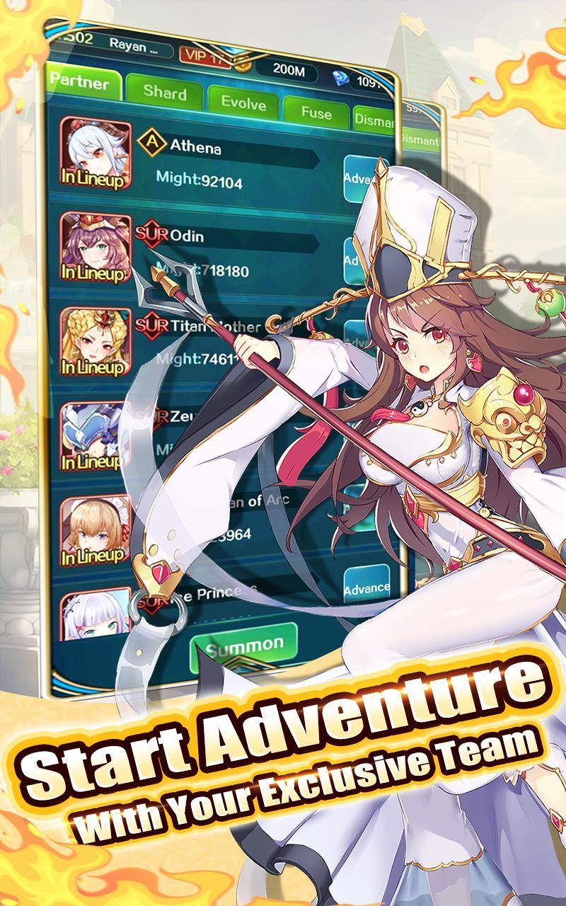 Sensual Goddess: Idle Battle Arena 遊戲截圖