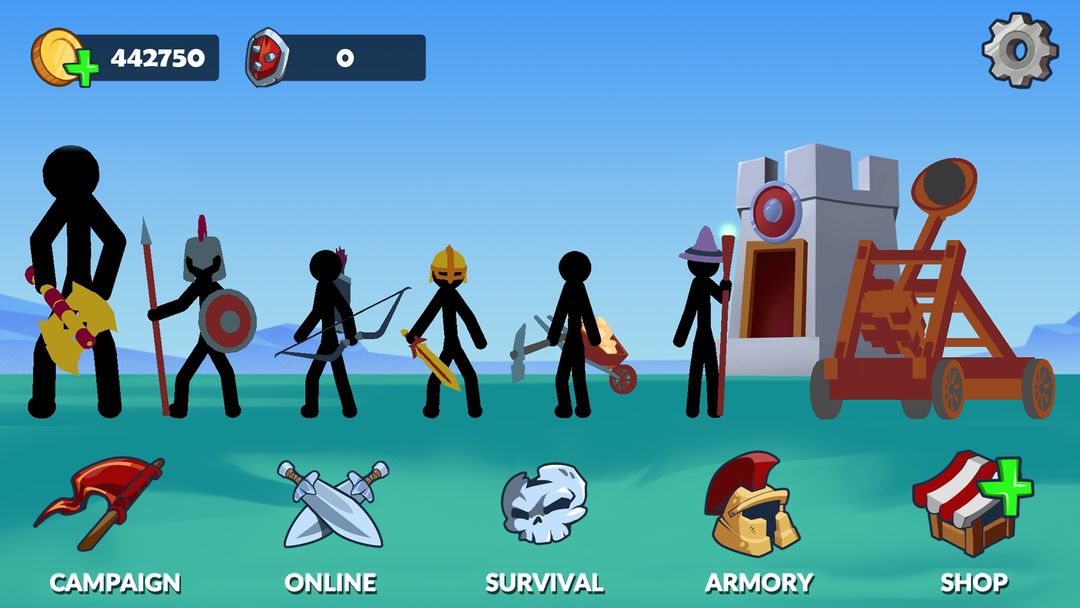 Stickman War Legend of Stick 게임 스크린 샷