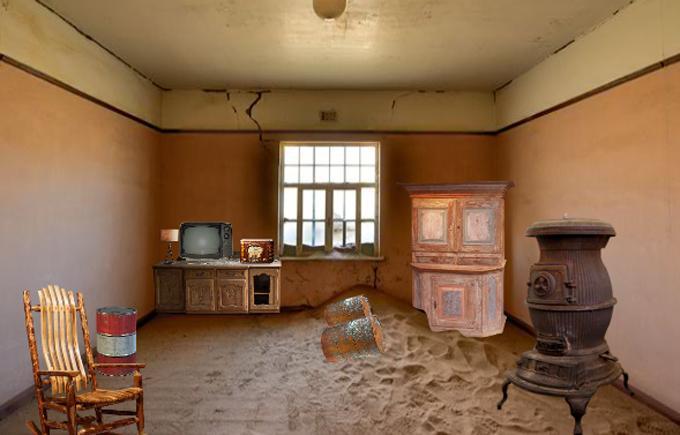 Abandoned Ghost Town Escape Game Screenshot