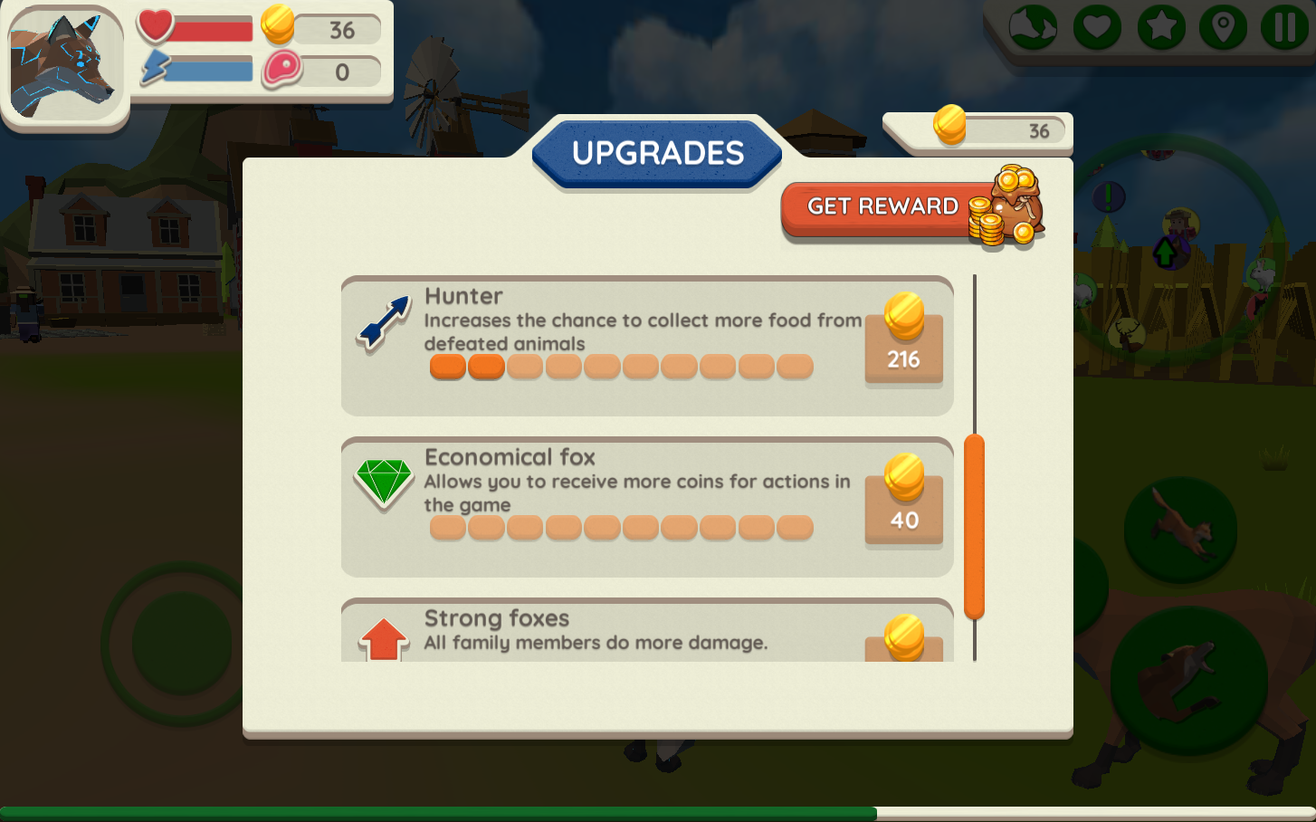 Fox Family - Animal Simulator Game Screenshot