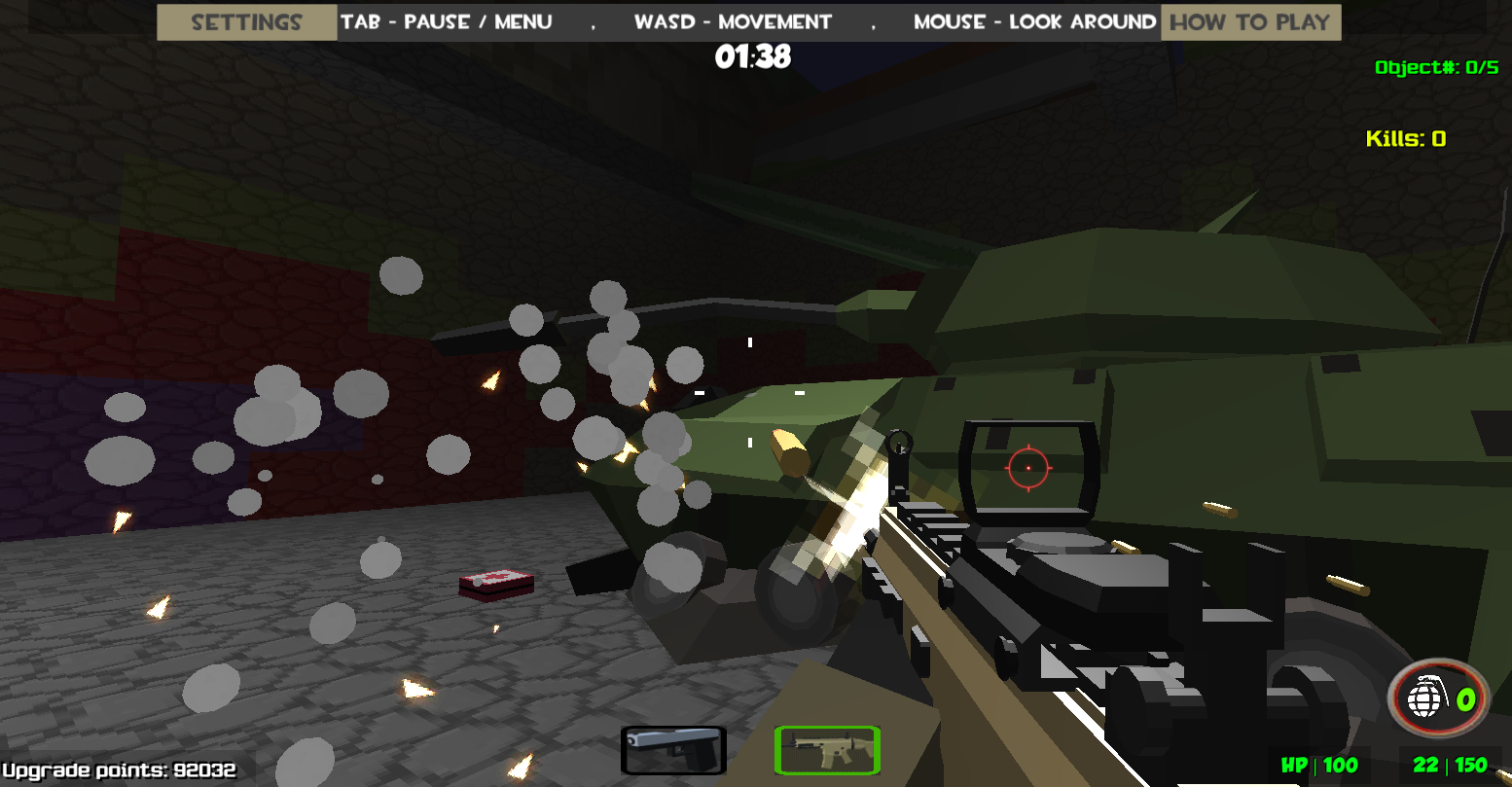 Zombie Arena 3D Survival Offline Game Screenshot