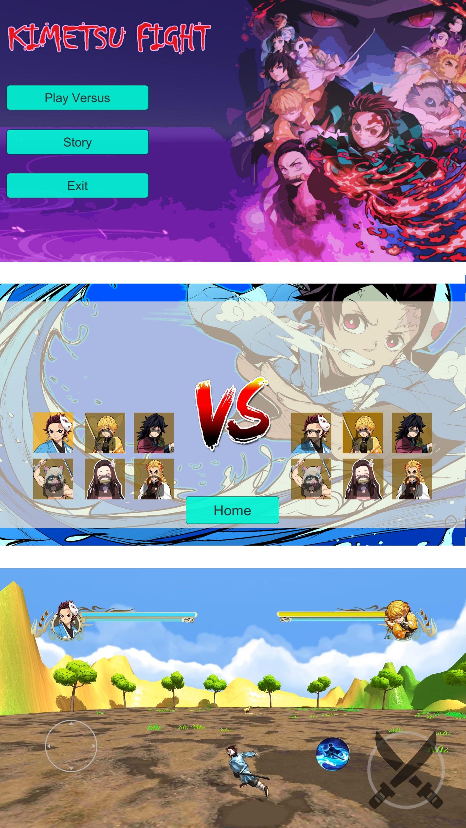Kimetsu Fight - Demon Slayer screenshot game