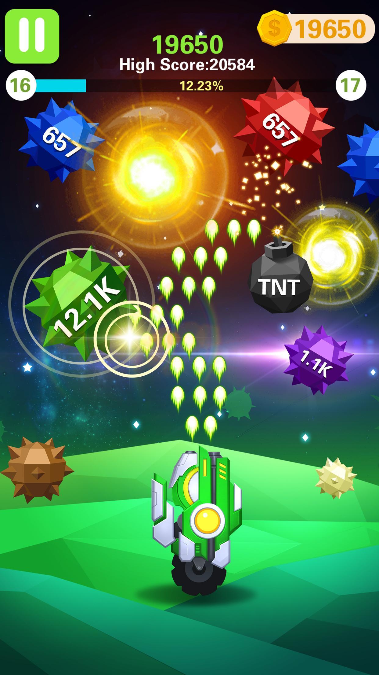 Rock Blast - Fire Ball Game Screenshot