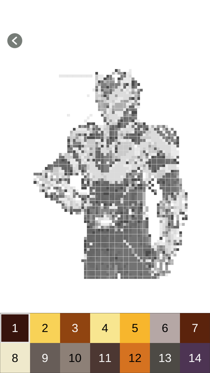 Screenshot of Kamen Rider Japan Pixel Art