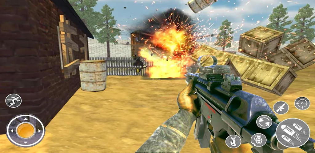 FPS Commando Shooting War Gun screenshot