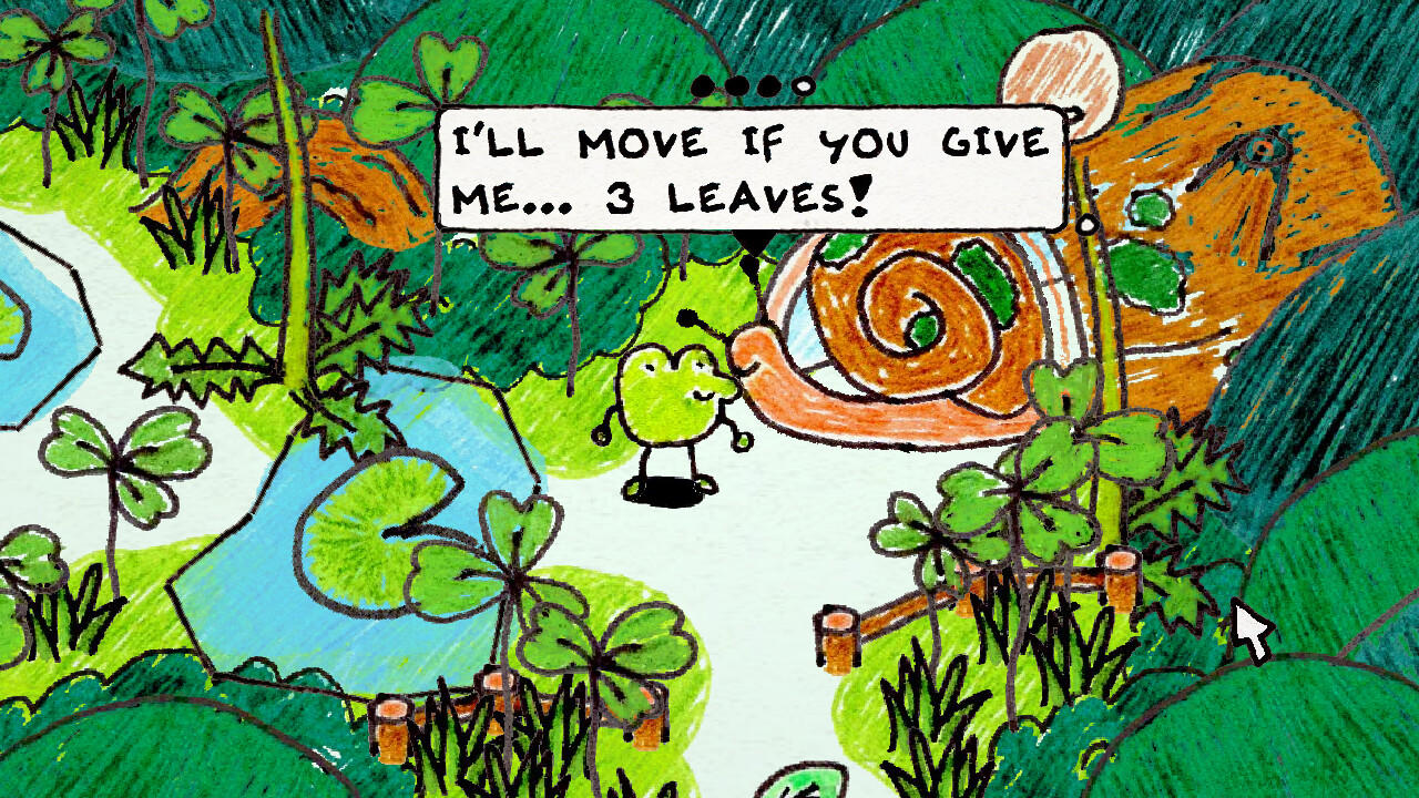 Screenshot of Frog's Adventure
