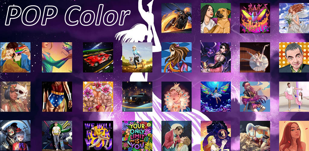 Banner of Pop Color - Œuvres d'art et dessins à colorier 1.0.2