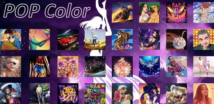 Banner of Pop Color - Coloring Artworks & Drawings 1.0.2