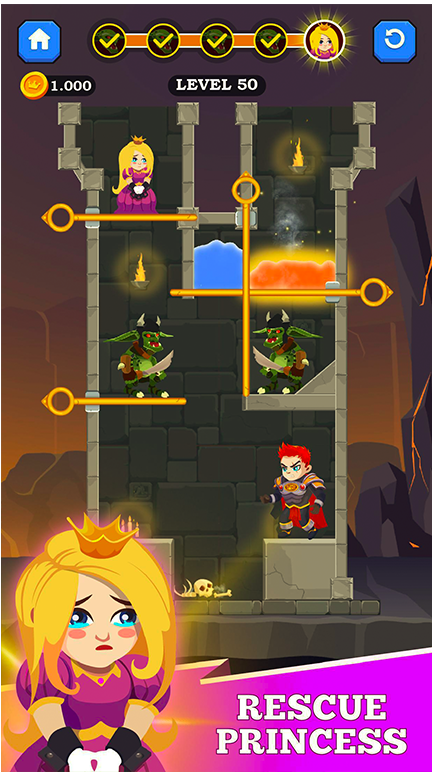Screenshot 3 of Hero Rescues - Rescue The Girl 1.0.4