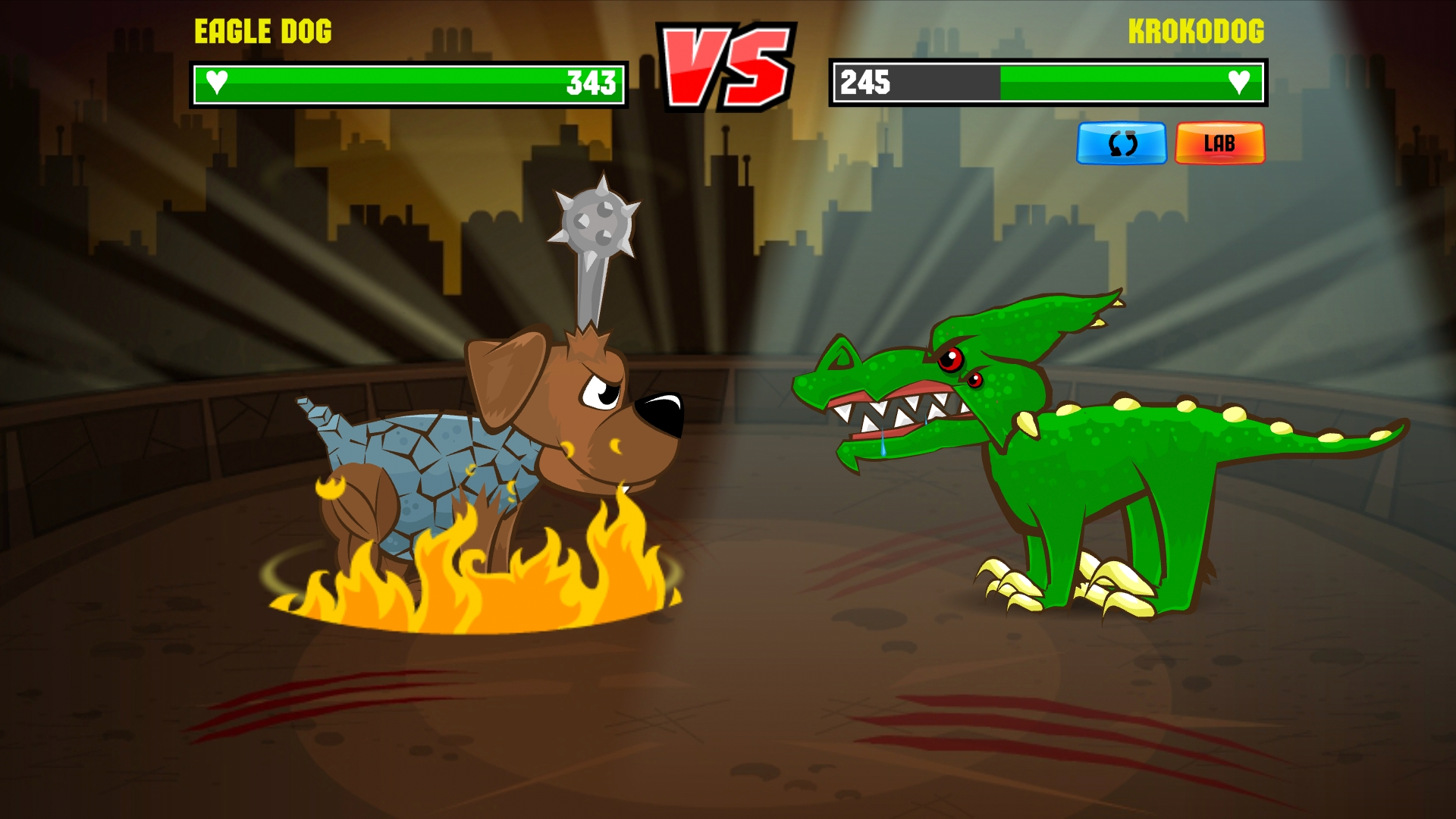 Mutant Fighting Cup Original Game Screenshot