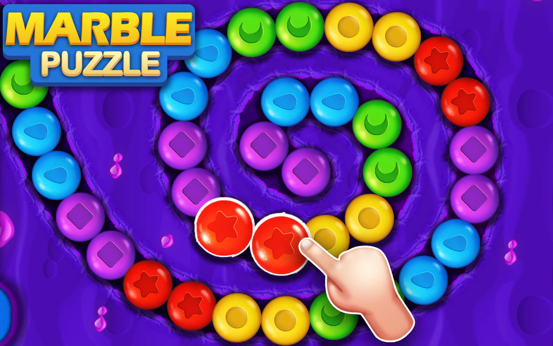 Marble Puzzle Deluxe screenshot game