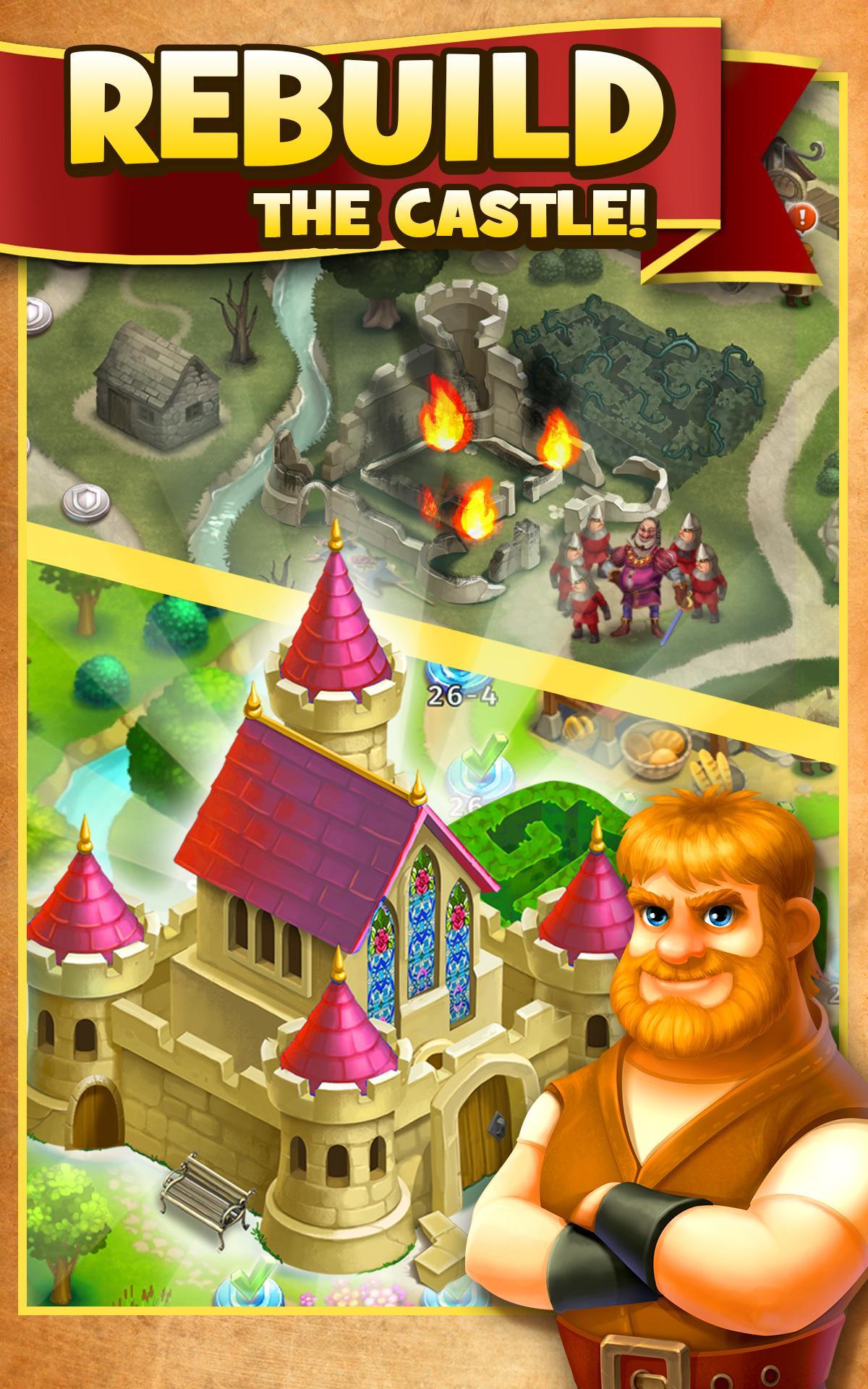 Robin Hood Legends – A Merge 3 Game Screenshot