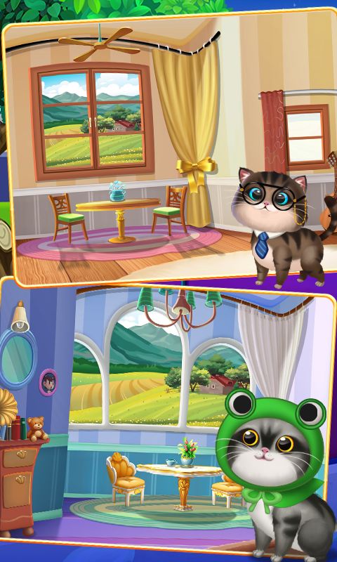 Kitten Party Cat Home Decorate screenshot game