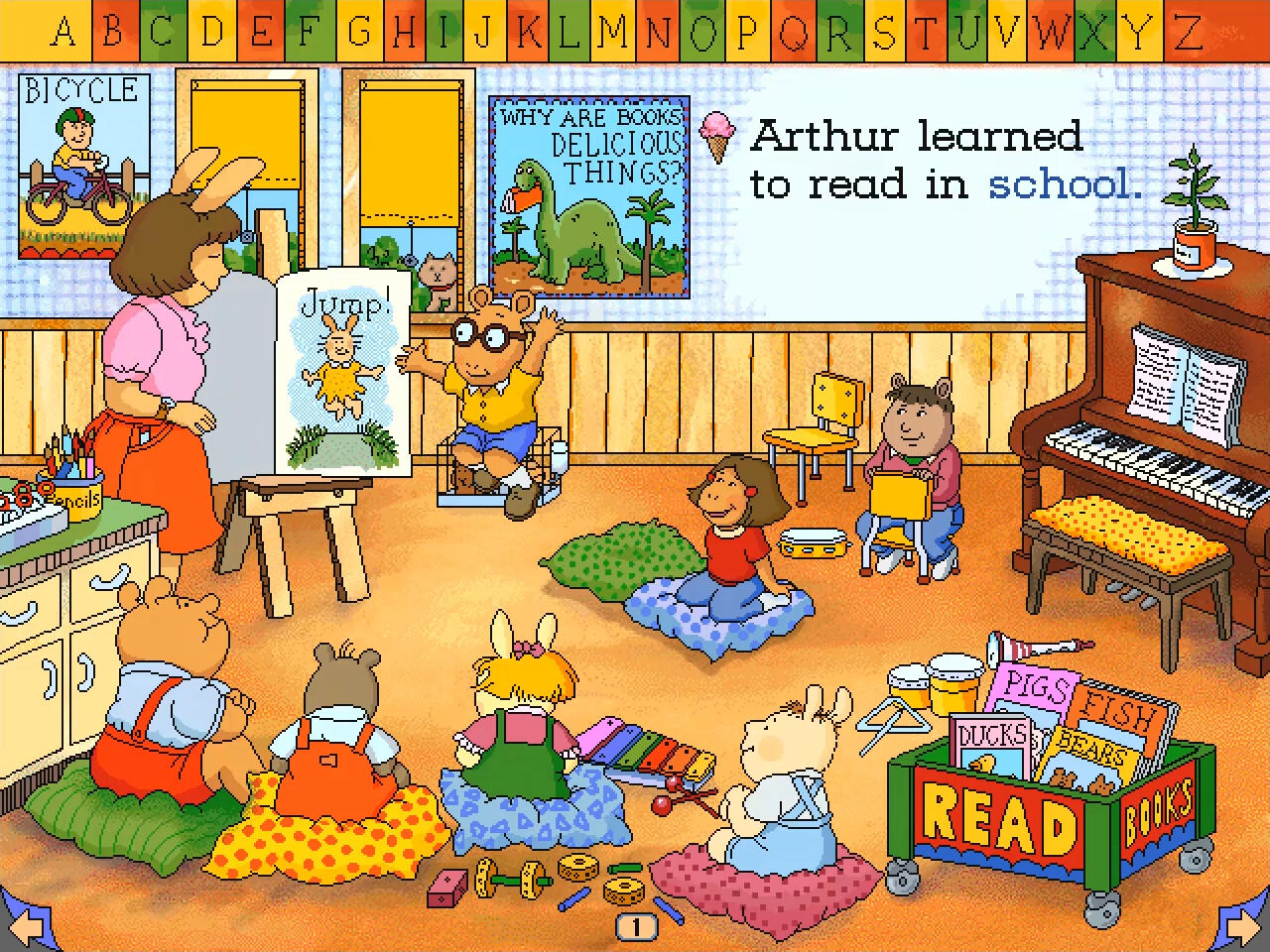 Screenshot 1 of Arthur's Reading Race 